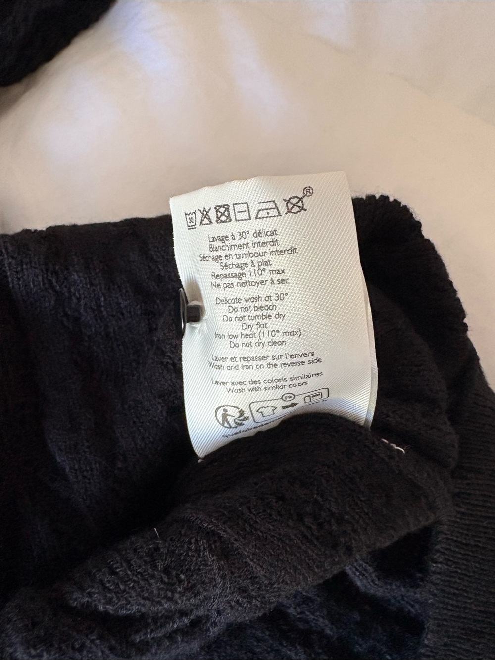 Sezane Ruben cardigan sweater black M - Picture 12 of 14